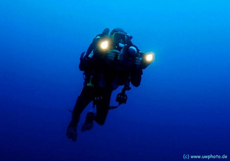 professionelle Filmaufnahmen Unterwasser